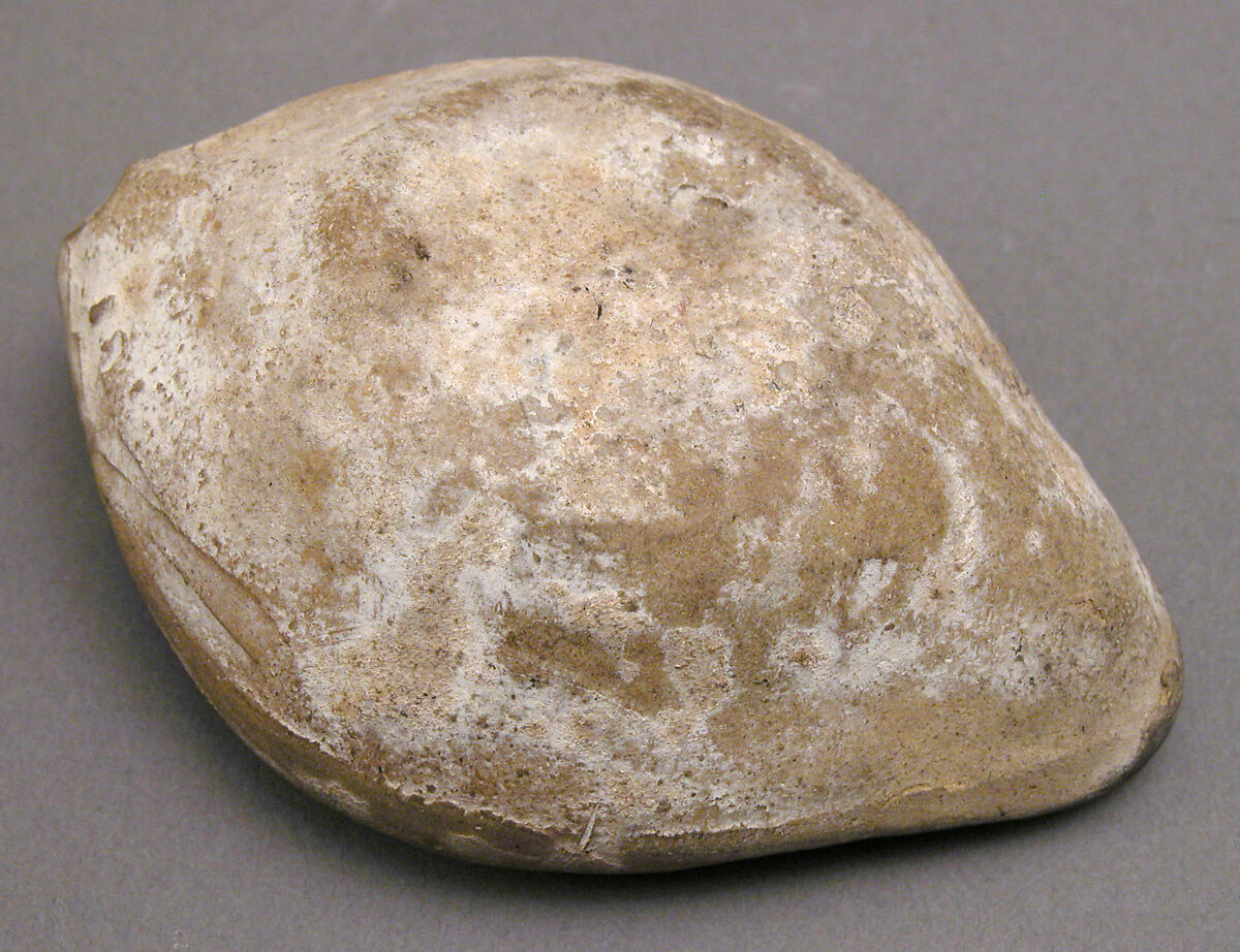 Lamp with Jewish Symbols, Earthenware; molded