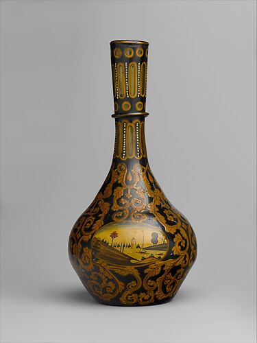 Vase with Landscape Vignette