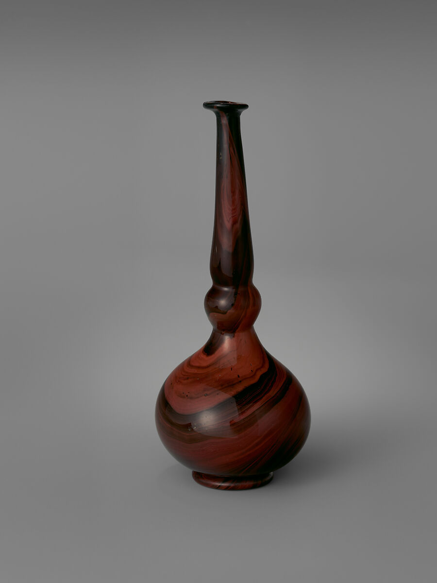 Rosewater Sprinkler, Glass; blown