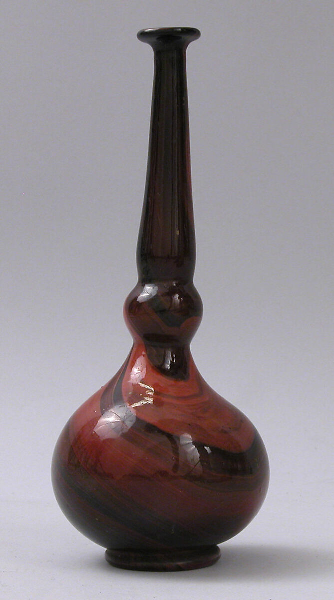 Rosewater Sprinkler, Glass; blown