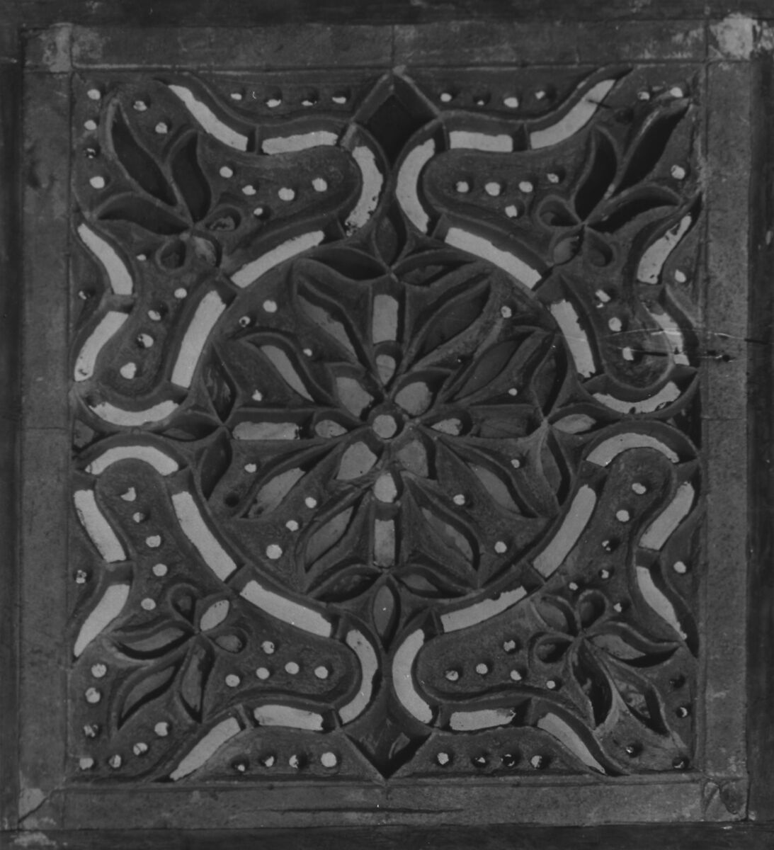 Window, Gypsum, stained glass