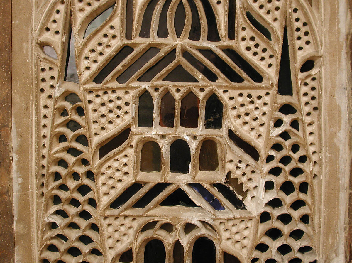 Window, Gypsum, stained glass