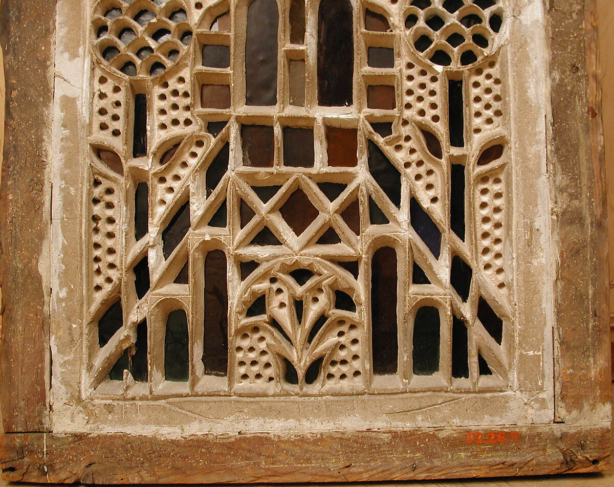 Window, Gypsum, stained glass
