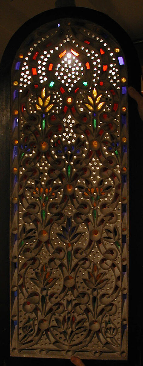 Window, Gypsum, stained glass