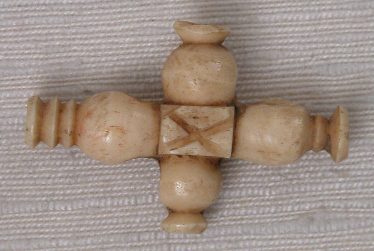 Pendant, Bone; carved and incised