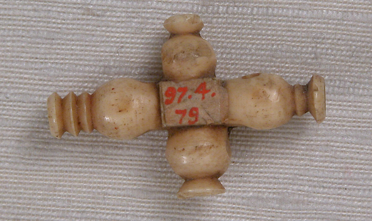 Pendant, Bone; carved and incised