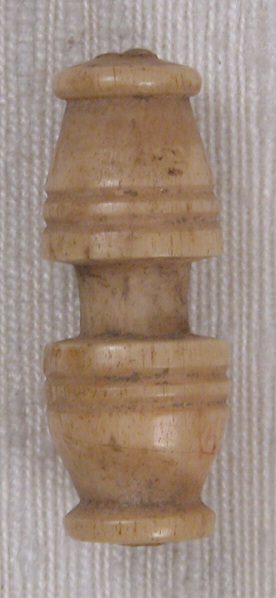 Ornament, Possibly from a Necklace, Bone; carved and incised 