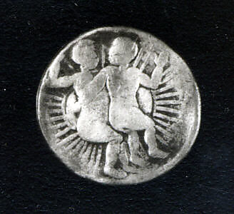 Coin with Gemini Zodiac Sign, Silver