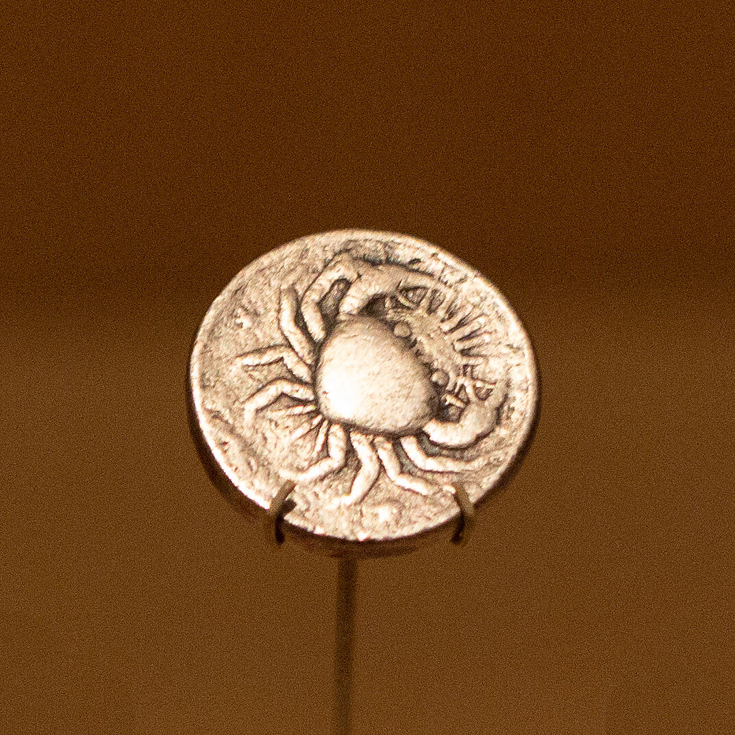 Coin with Sign of Cancer, Silver