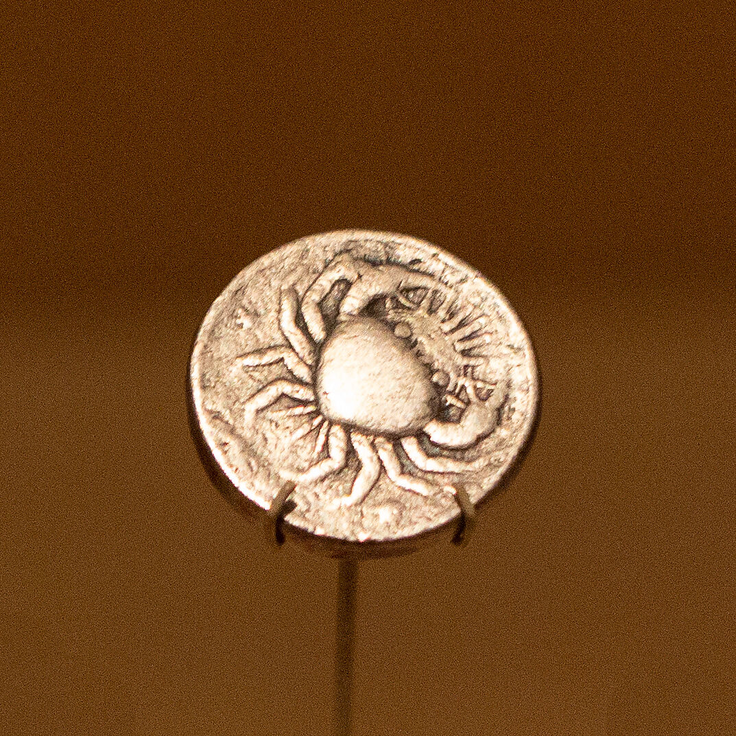 Coin with Sign of Cancer, Silver 