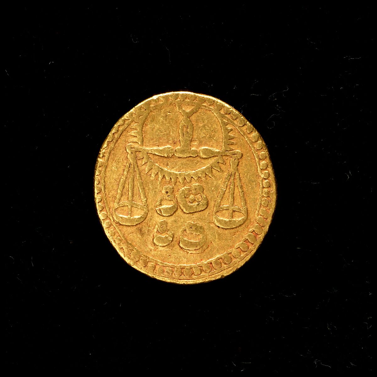 Coin with Sign of Libra, Gold