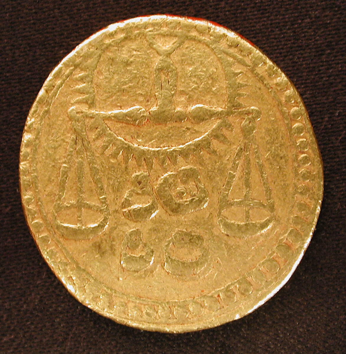 Coin with Sign of Libra, Gold