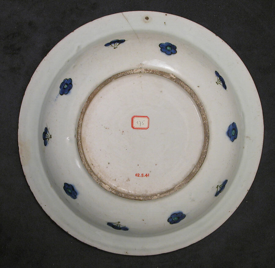 Dish, Earthenware; glazed