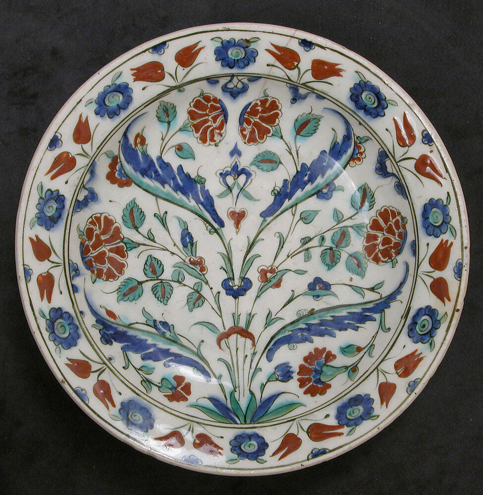 Dish, Earthenware; glazed 