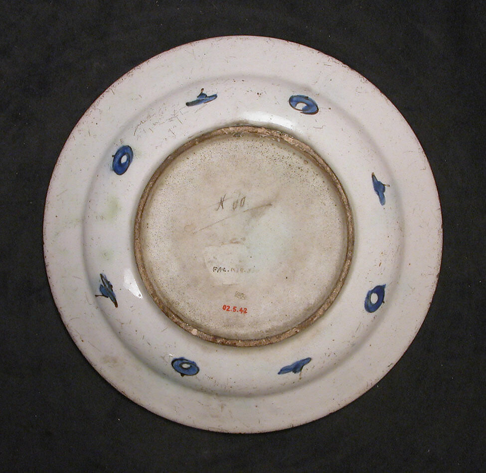 Dish, Earthenware; glazed