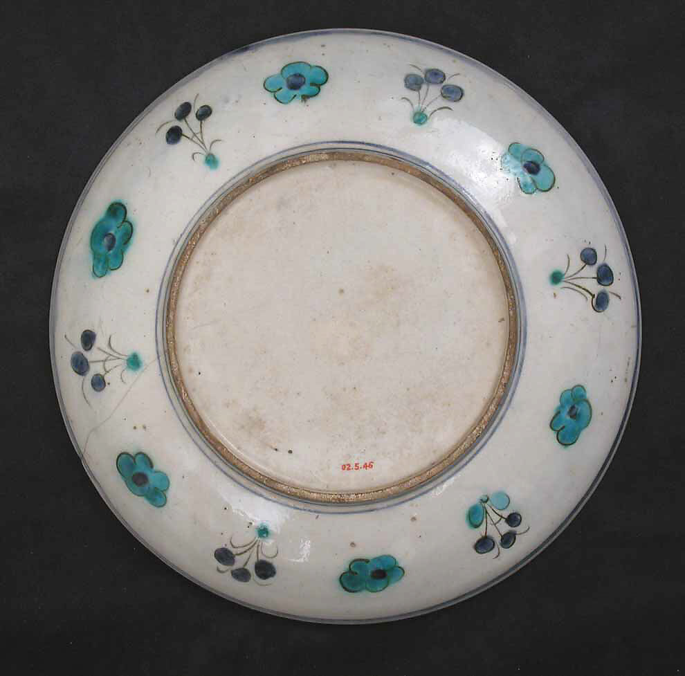 Dish, Stonepaste; glazed