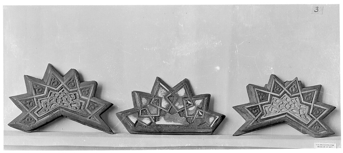 Panel, Wood; inlaid with carved and plain ivory and ebony