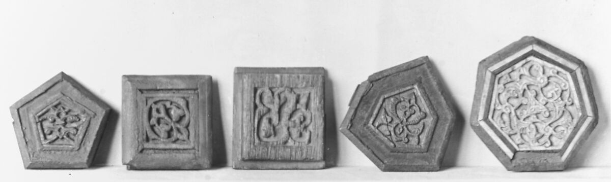 Panel, Wood; inlaid with plain and carved ivory