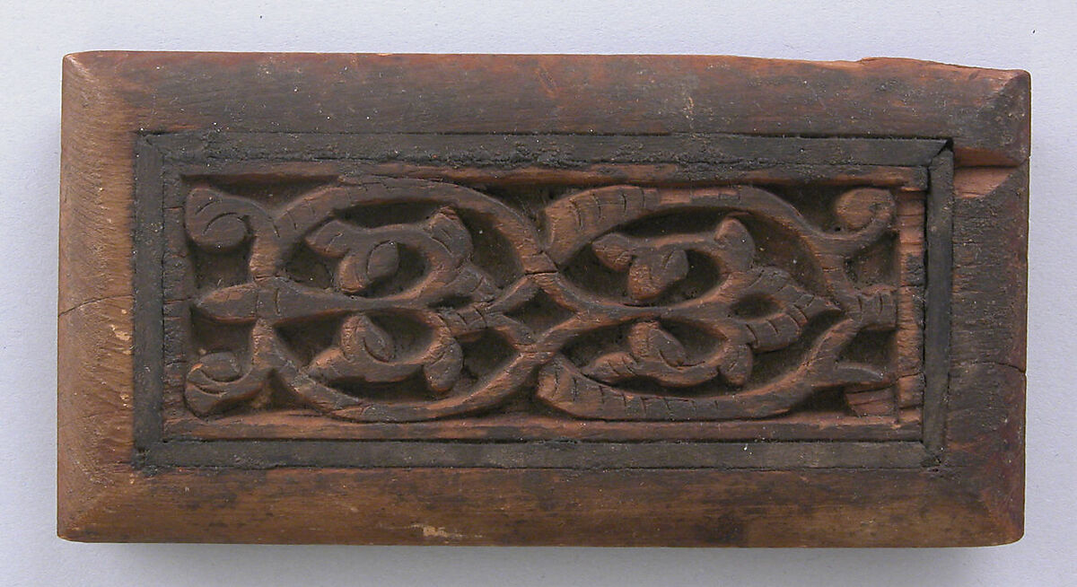 Panel, Wood; carved 