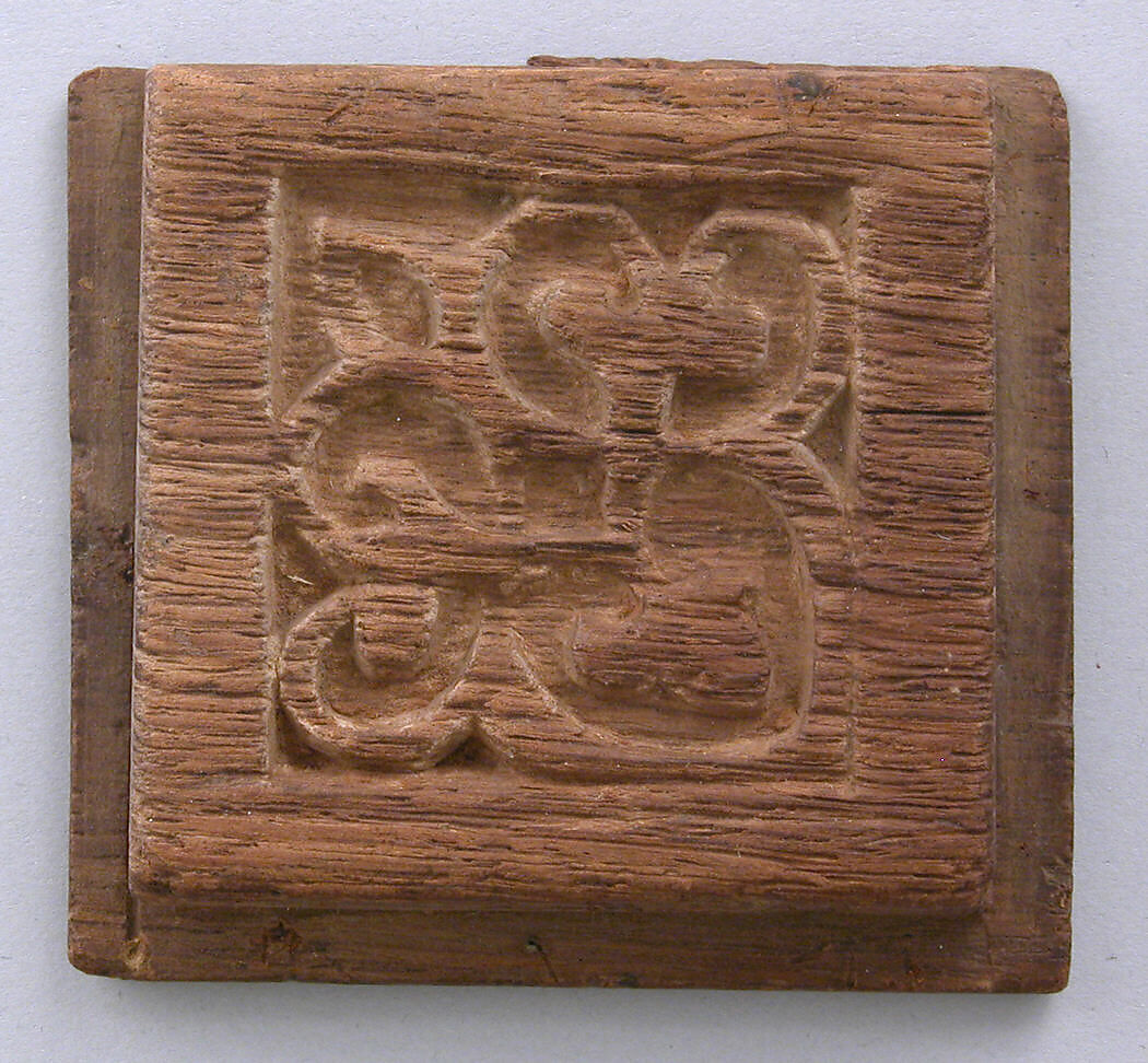Panel, Wood; carved