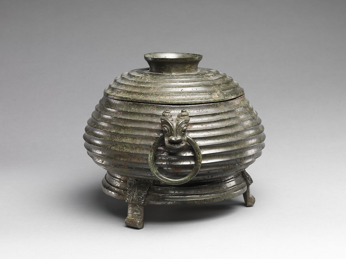 Grain serving vessel (gui), Bronze, China