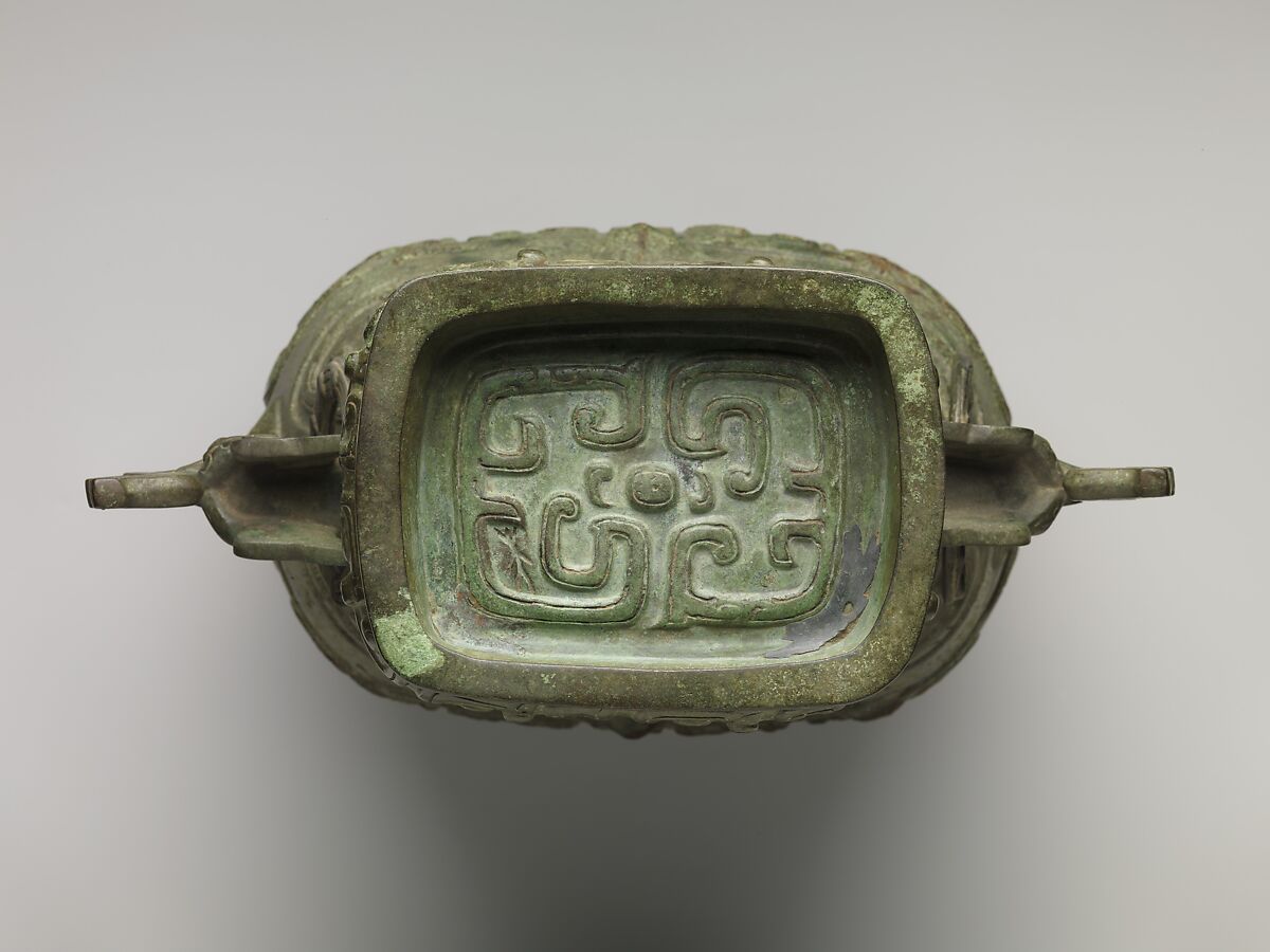Wine container (Hu), Bronze, China