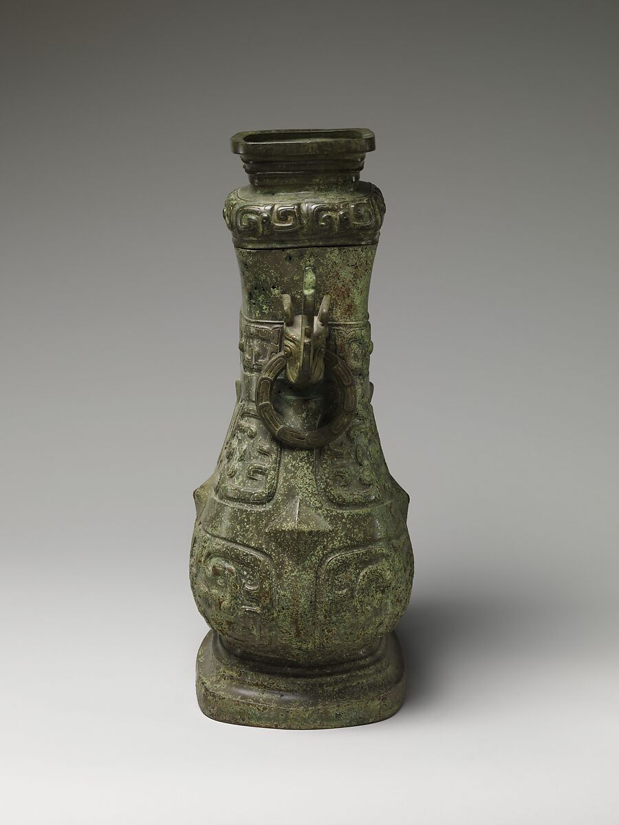 Wine container (Hu), Bronze, China