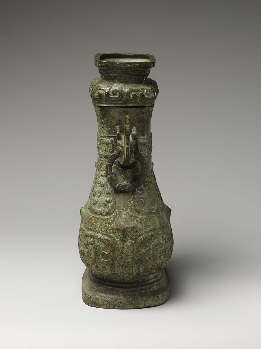 Wine container (Hu), Bronze, China