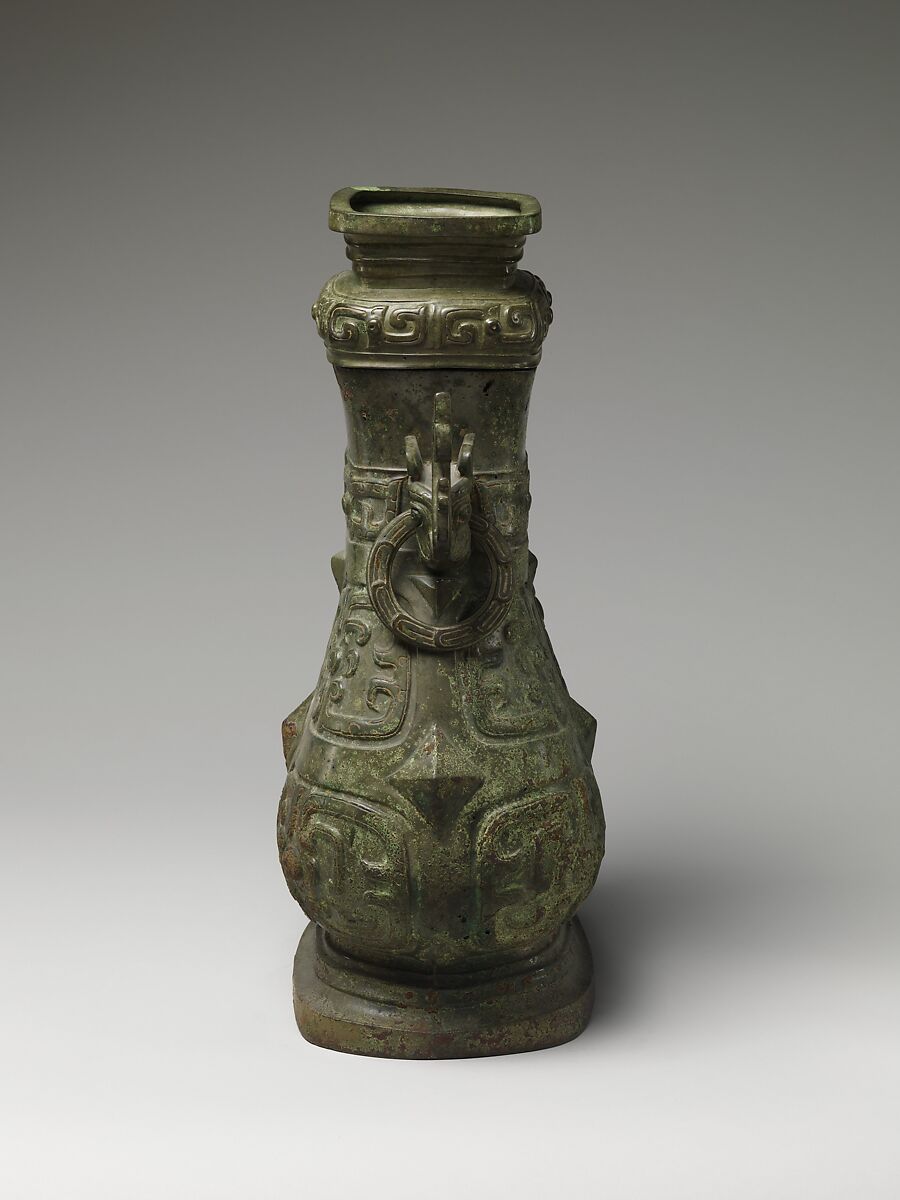 Wine container (Hu), Bronze, China