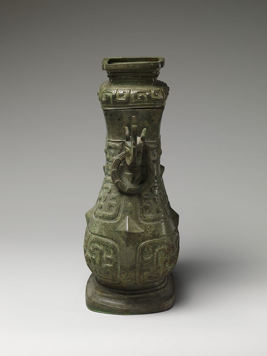 Wine container (Hu), Bronze, China