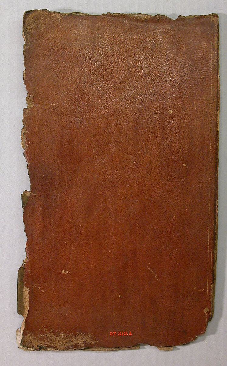 Fragment of a Bookbinding (Jild-i kitab), Leather; gilded