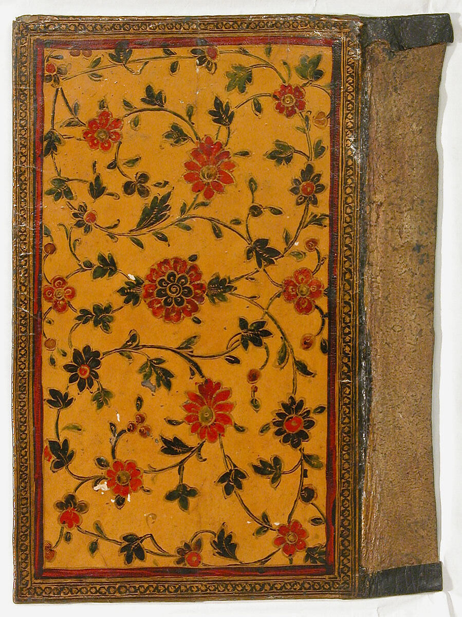 Bookbinding (Jild-i kitab), Pasteboard; painted and lacquered