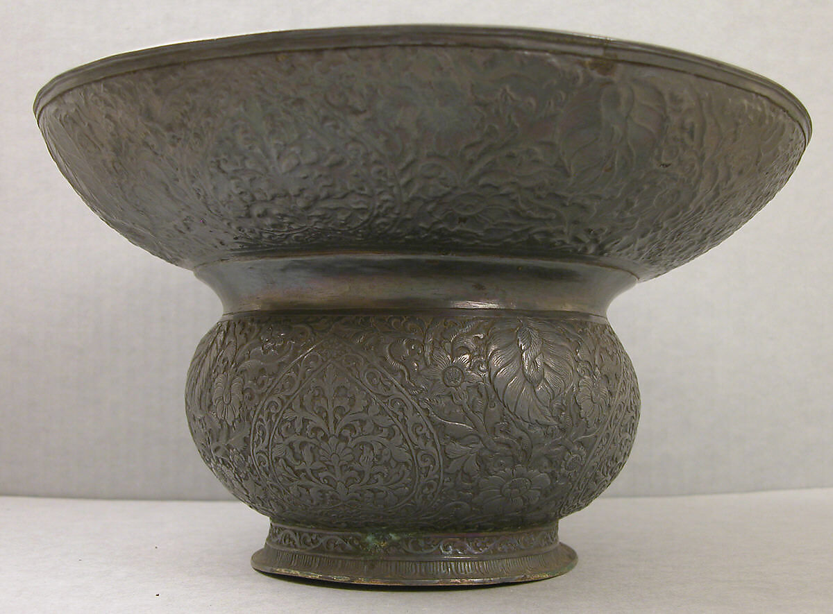 Basin, Silver; partially gilded