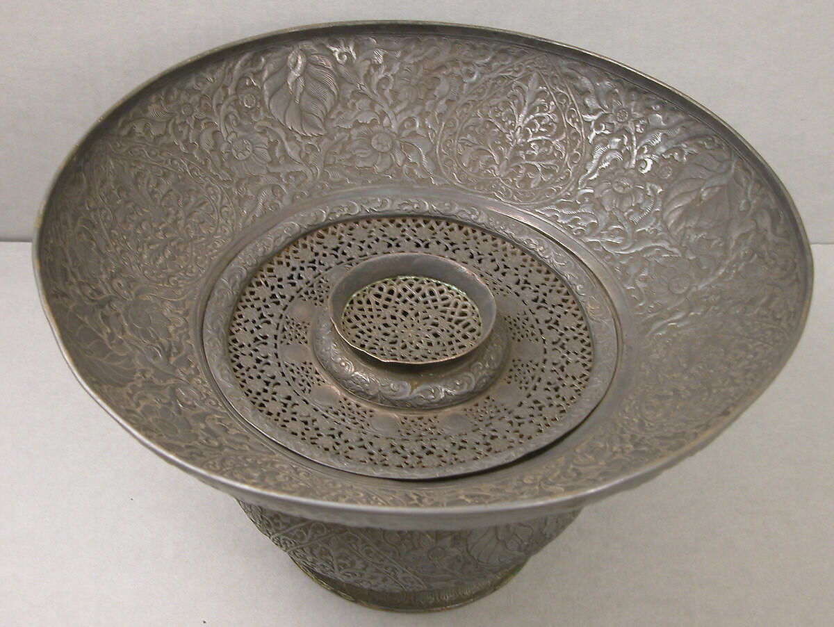 Basin, Silver; partially gilded