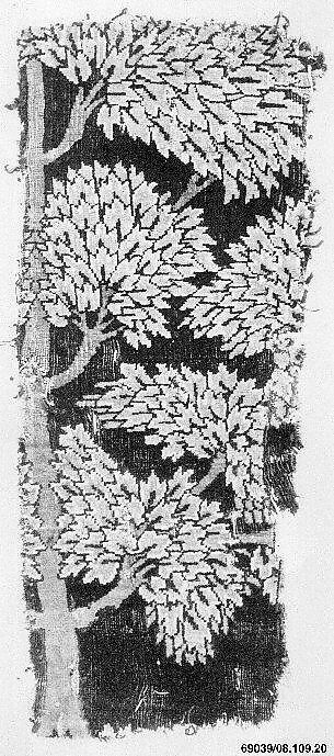 Pashmina Carpet Fragment, Silk (warp and weft), pashmina wool (pile); asymmetrically knotted pile