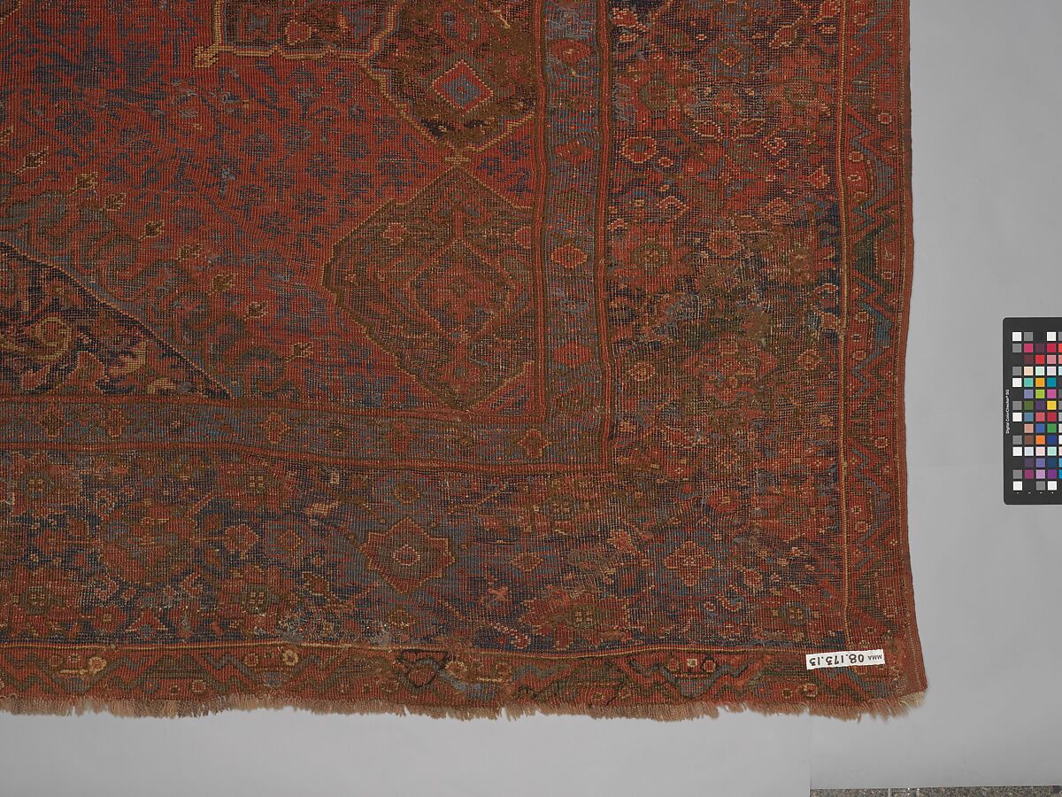 "Medallion Ushak" Carpet, Wool (warp, weft, and pile); symmetrically knotted pile