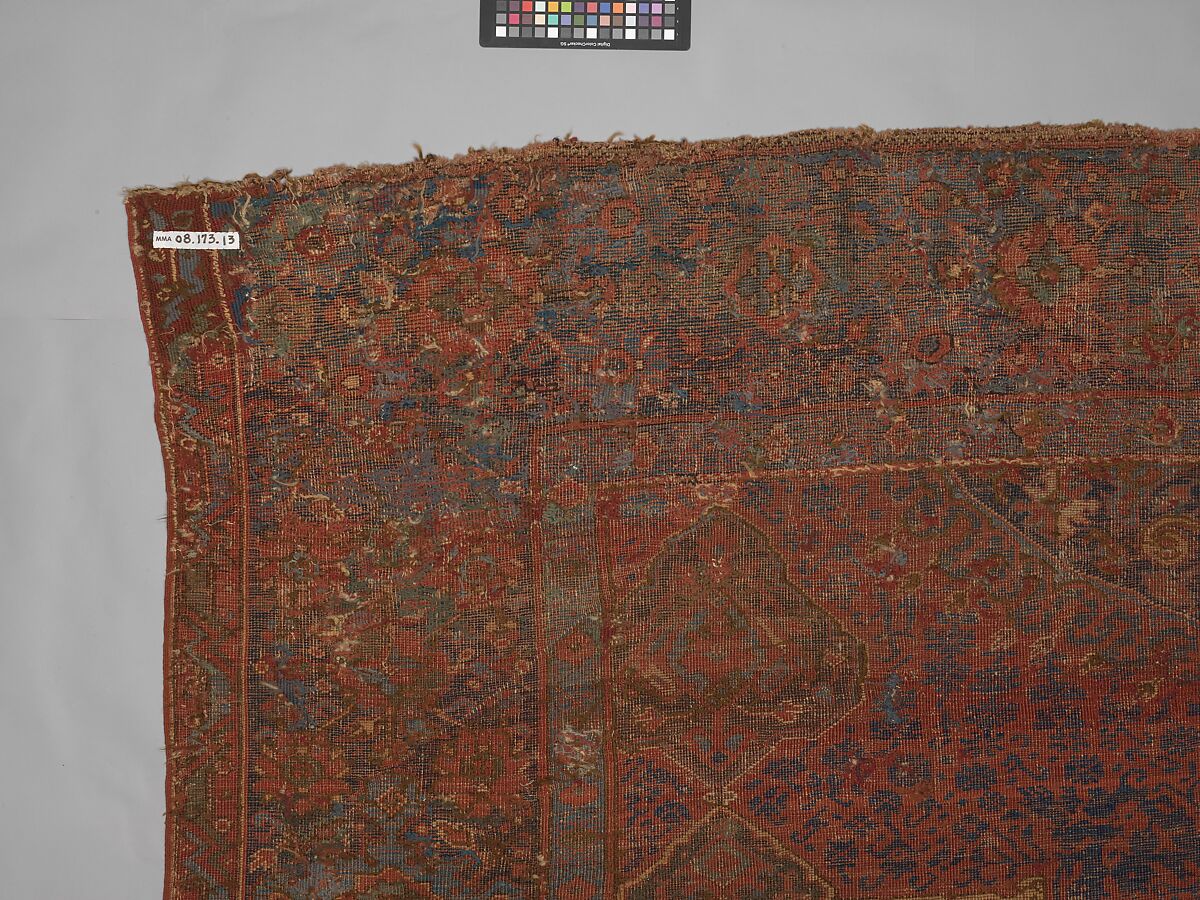 "Medallion Ushak" Carpet, Wool (warp, weft, and pile); symmetrically knotted pile