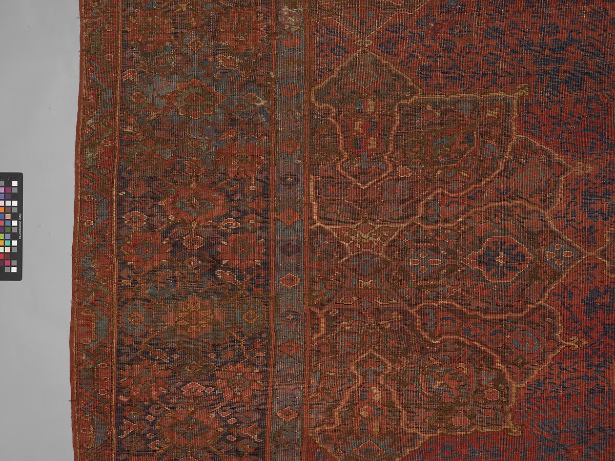 "Medallion Ushak" Carpet, Wool (warp, weft, and pile); symmetrically knotted pile