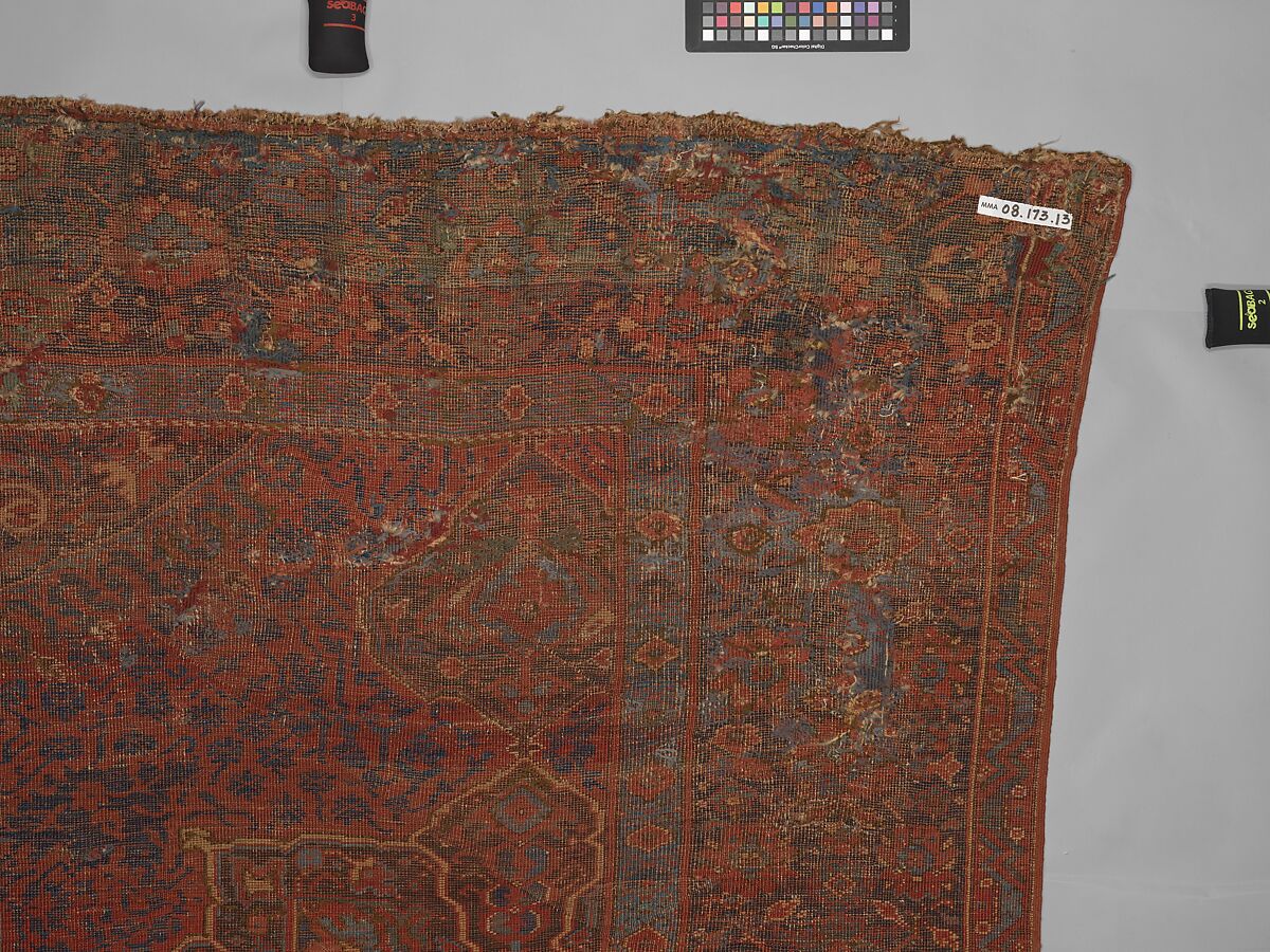 "Medallion Ushak" Carpet, Wool (warp, weft, and pile); symmetrically knotted pile