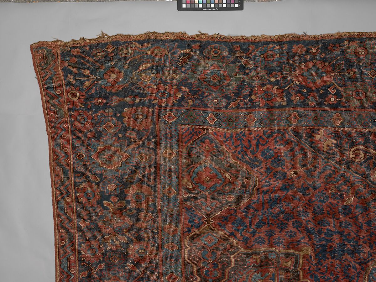 "Medallion Ushak" Carpet, Wool (warp, weft, and pile); symmetrically knotted pile