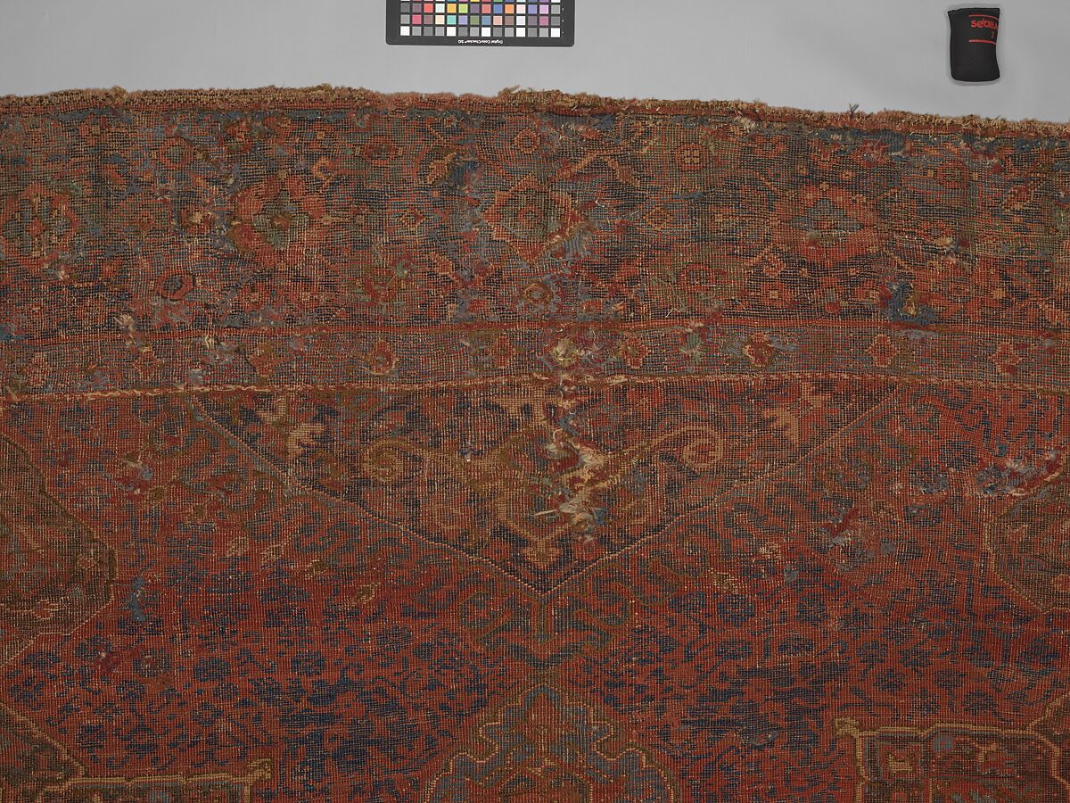 "Medallion Ushak" Carpet, Wool (warp, weft, and pile); symmetrically knotted pile
