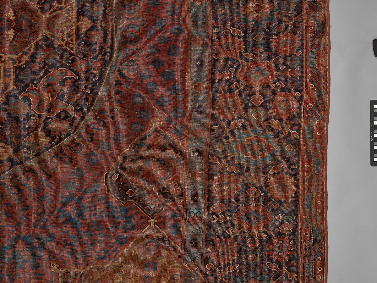 "Medallion Ushak" Carpet, Wool (warp, weft, and pile); symmetrically knotted pile