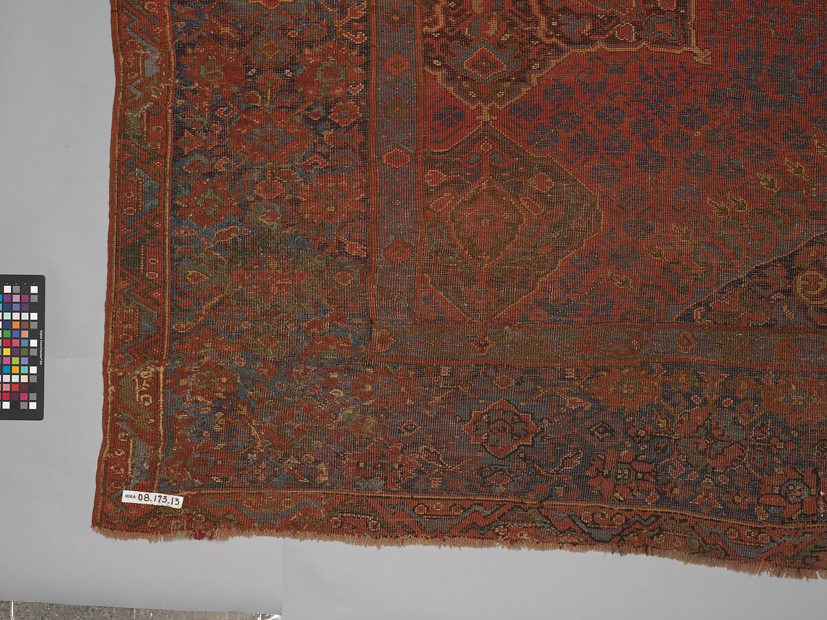 "Medallion Ushak" Carpet, Wool (warp, weft, and pile); symmetrically knotted pile