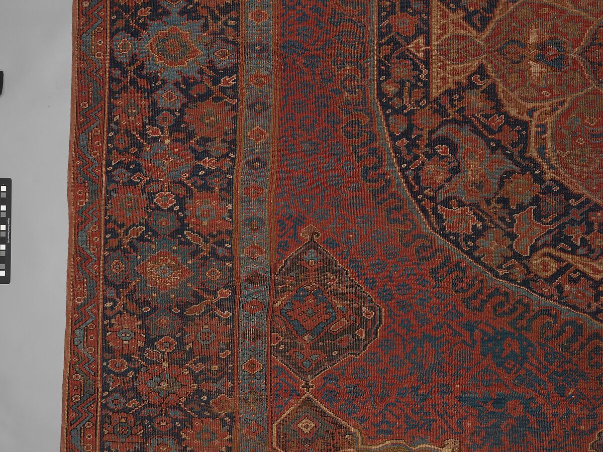 "Medallion Ushak" Carpet, Wool (warp, weft, and pile); symmetrically knotted pile