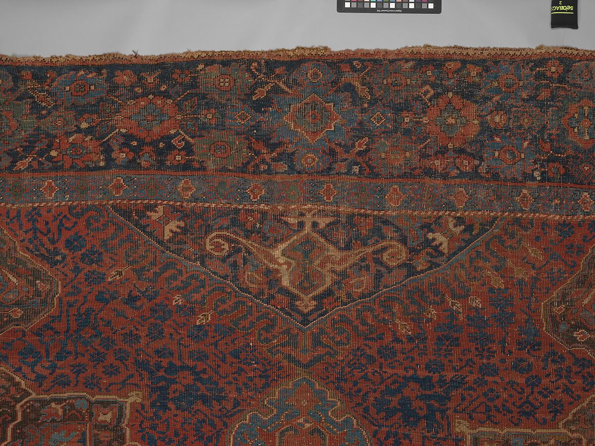 "Medallion Ushak" Carpet, Wool (warp, weft, and pile); symmetrically knotted pile