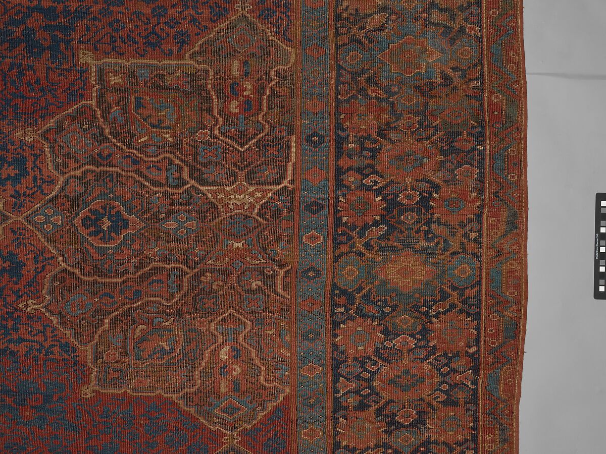 "Medallion Ushak" Carpet, Wool (warp, weft, and pile); symmetrically knotted pile