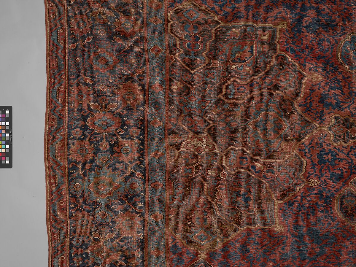 "Medallion Ushak" Carpet, Wool (warp, weft, and pile); symmetrically knotted pile