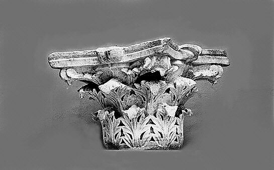 Capital with Acanthus Leaves, Marble