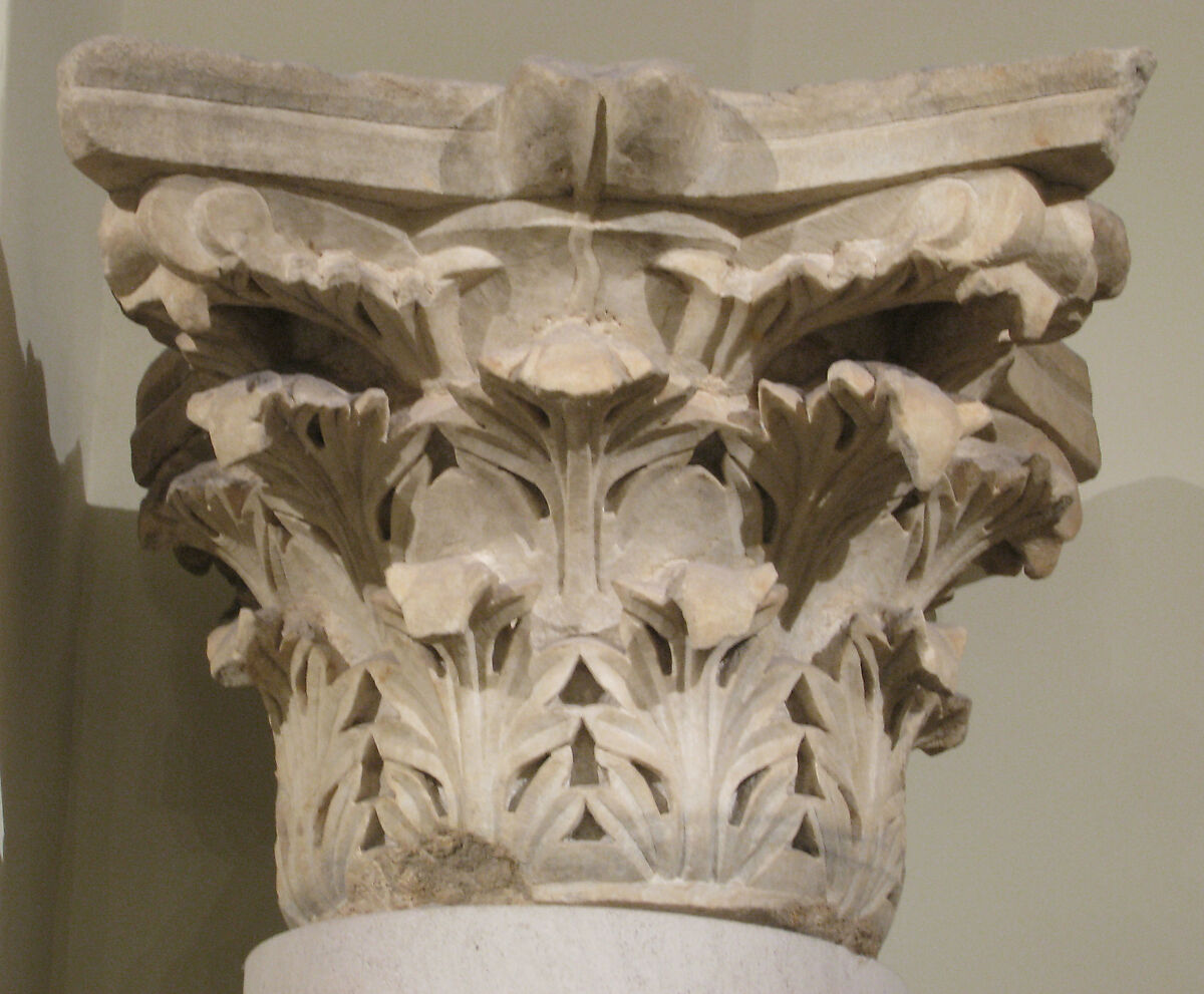 Capital with Acanthus Leaves, Marble