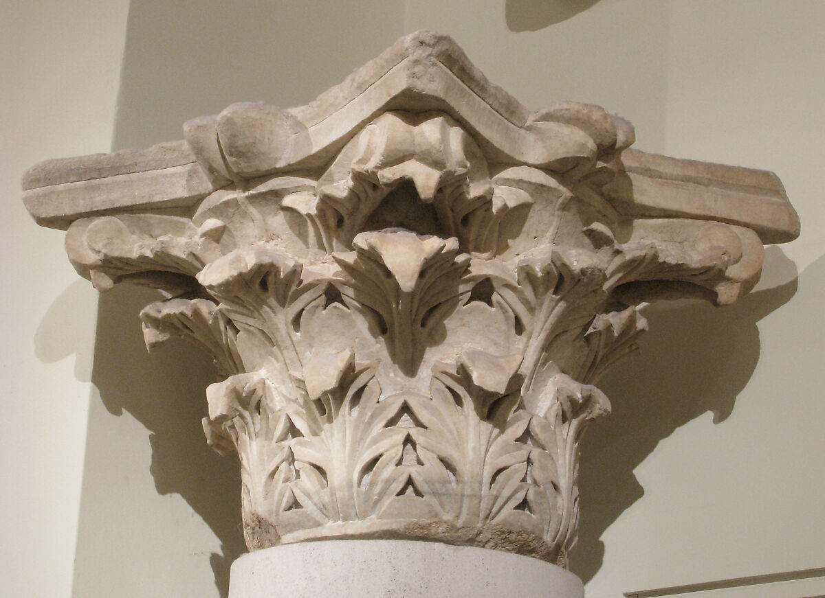 Capital with Acanthus Leaves, Marble